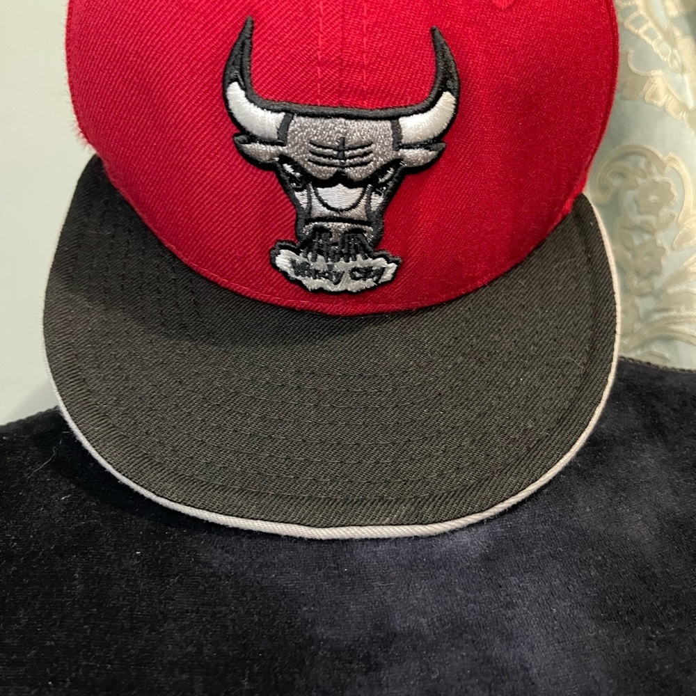 Vintage Chicago Bulls Hardwood Classics New Era SnapBack Hat Sz7 1/4 - Picture 2 of 15